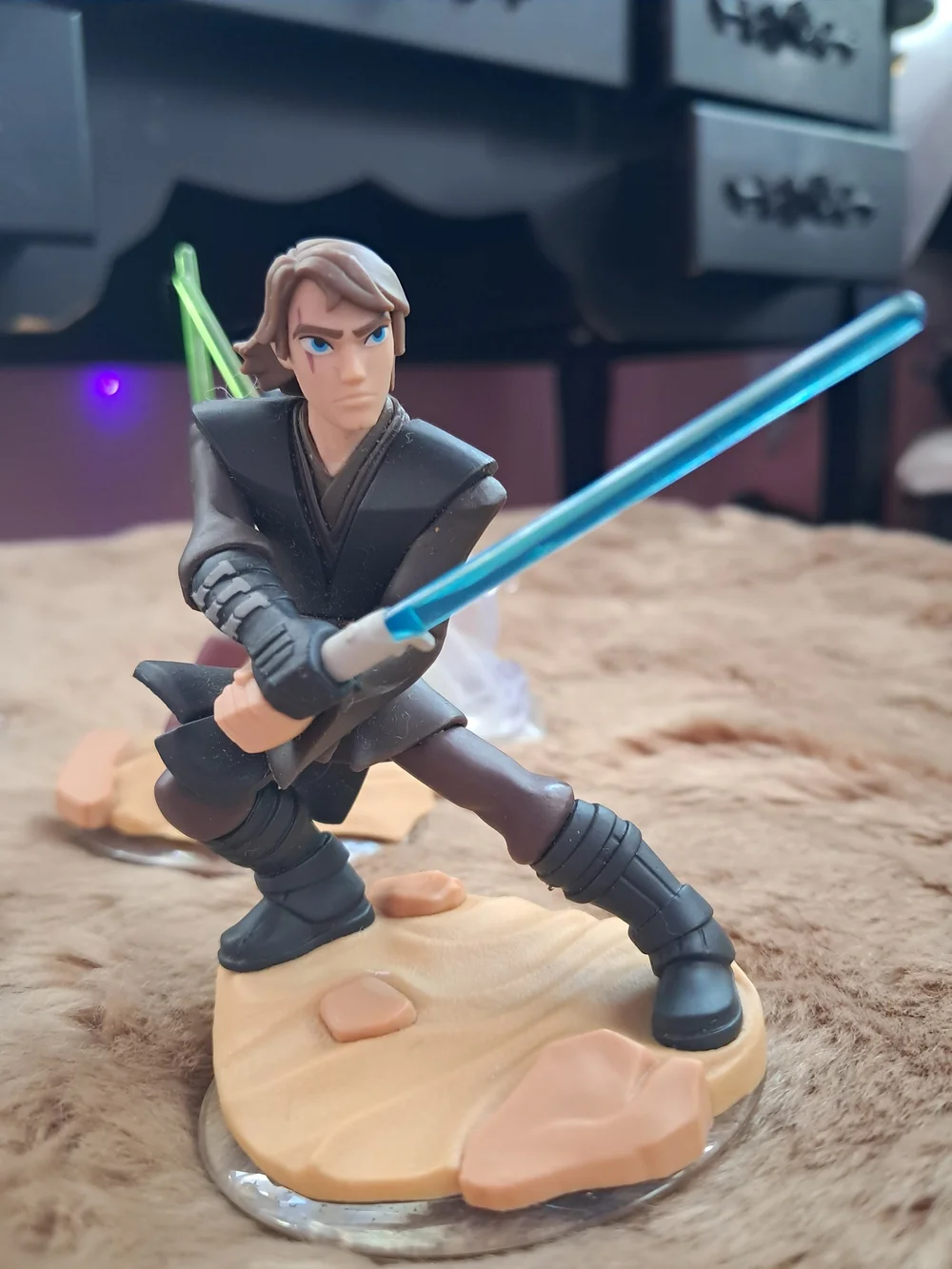 Star Wars Disney Infinity Ahsoka Tano & Anakin Skywalker Lightcore Set With Disk